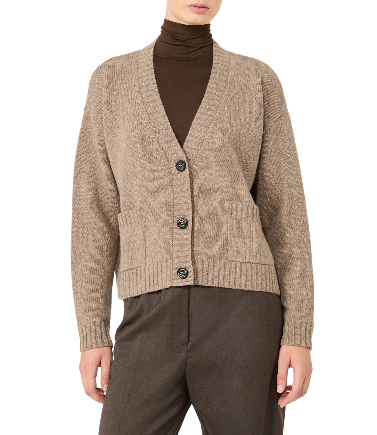 Max Mara Weekend Cardigan da Donna - Nocciola - 2625346102600