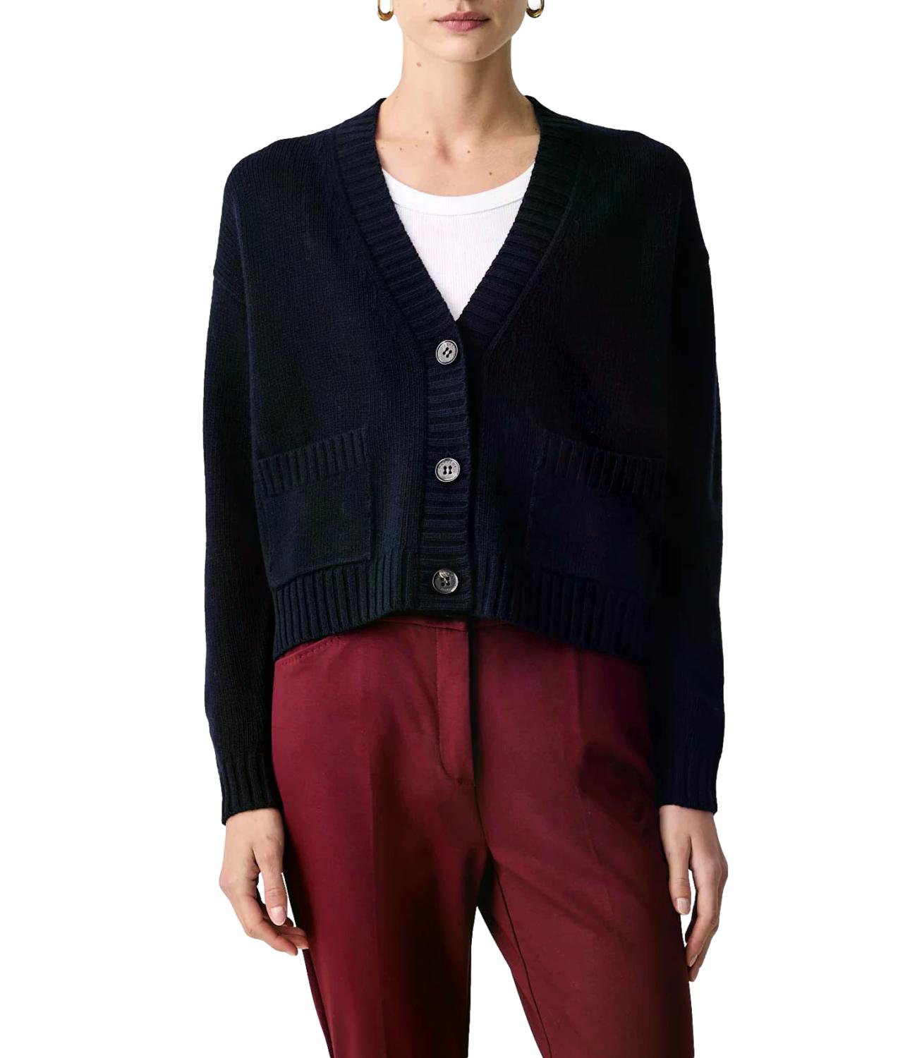 Max Mara Weekend Cardigan da Donna - Blu - 2625346102600