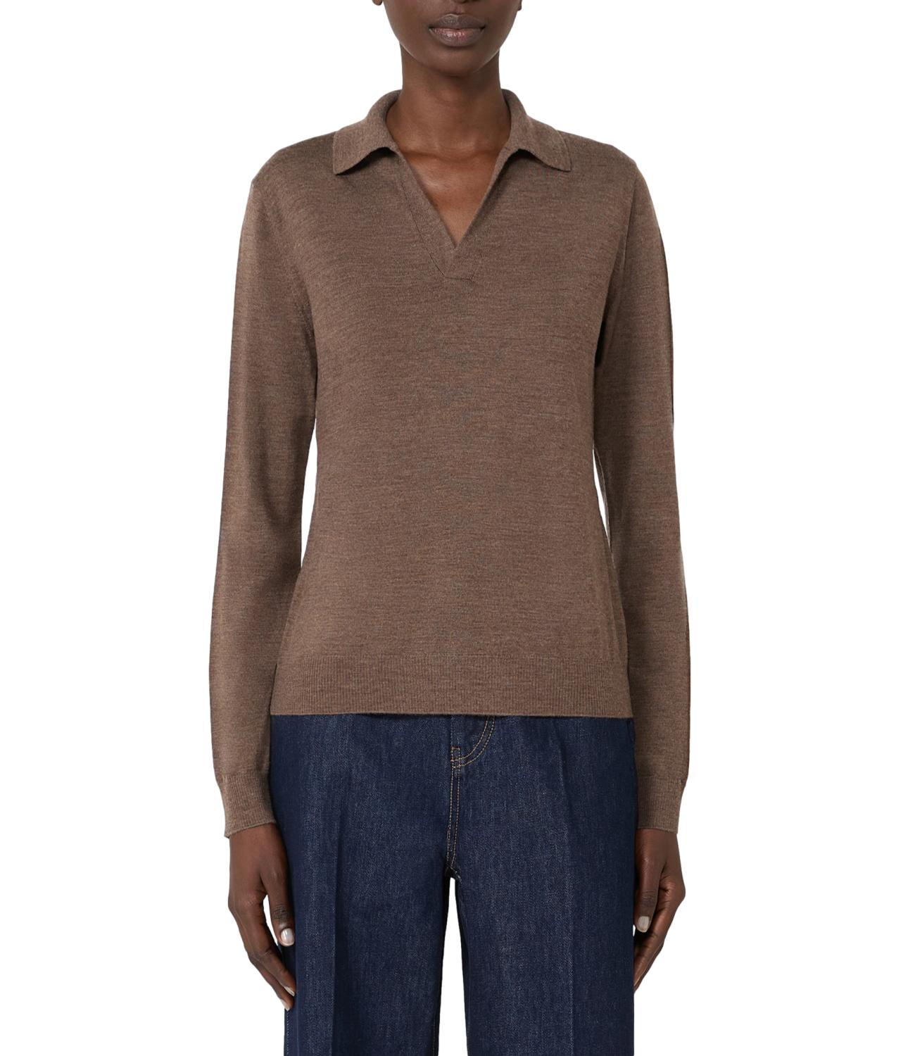 Max Mara Weekend Maglia da Donna - Marron Glace' - 2625366052600