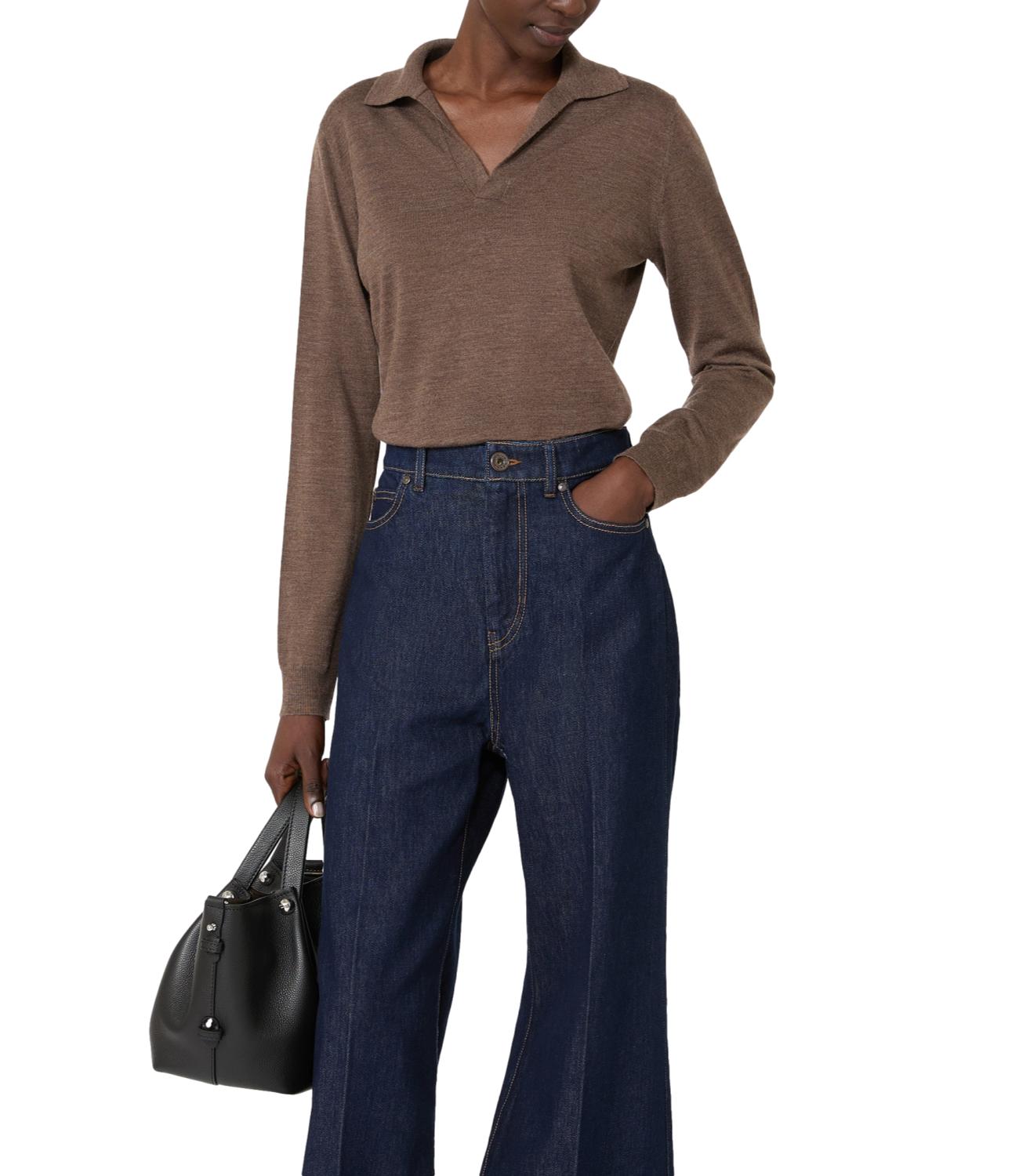 Max Mara Weekend Maglia da Donna - Marron Glace' - 2625366052600