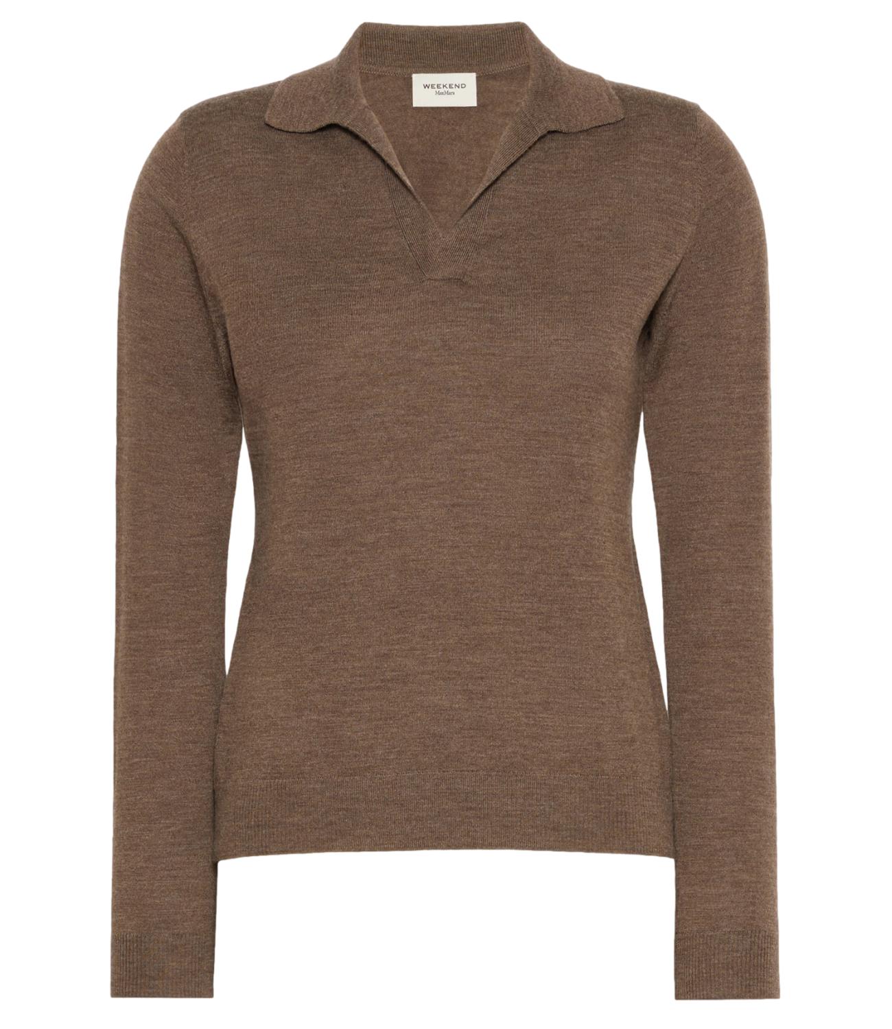 Max Mara Weekend Maglia da Donna - Marron Glace' - 2625366052600