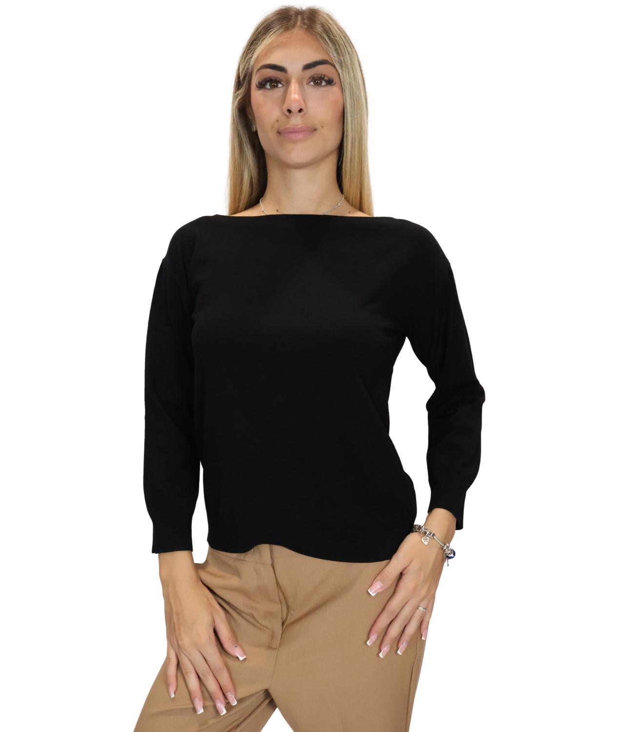 Max Mara Weekend Maglia da Donna - Nero - 2625366101600