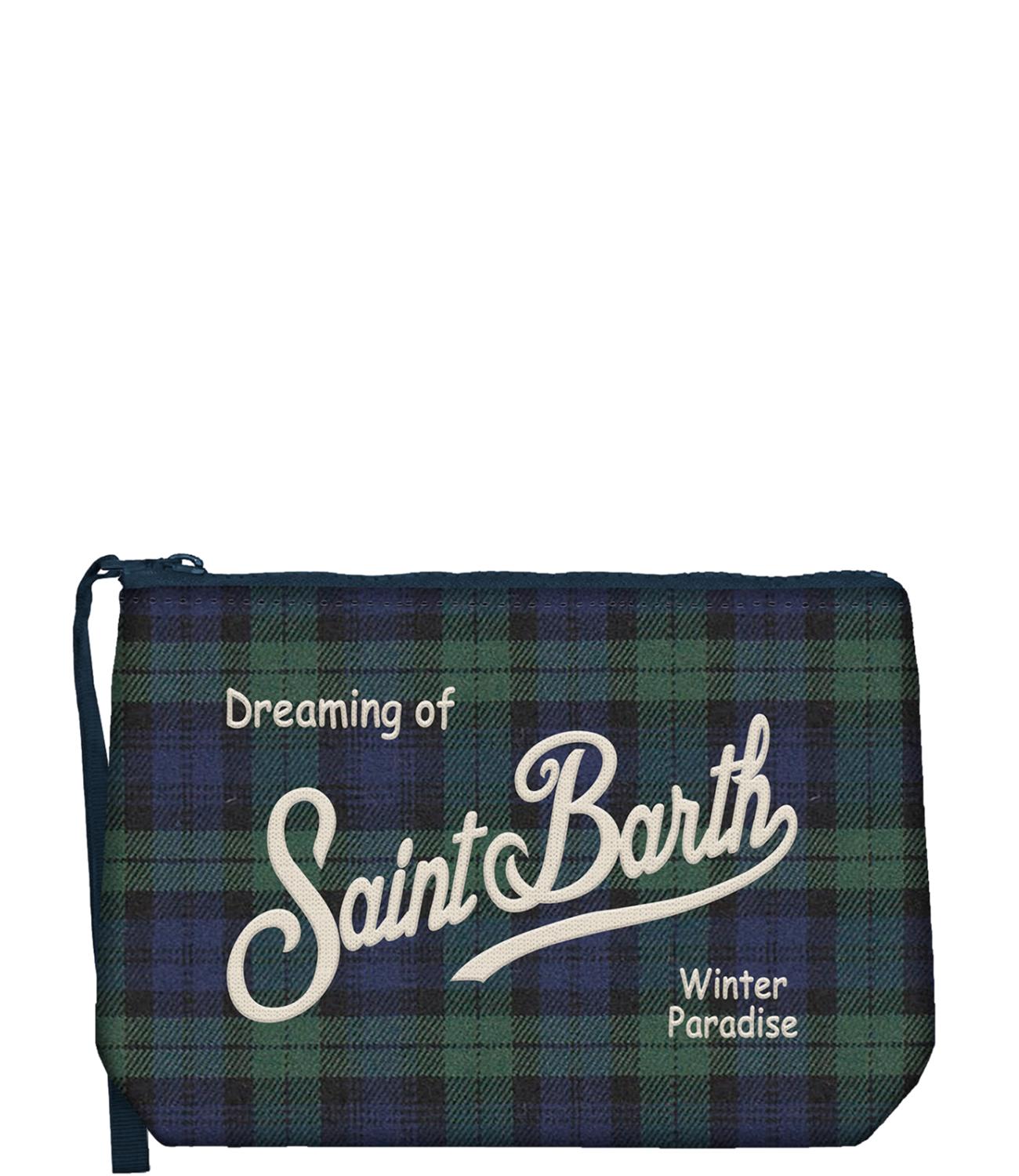 Pochette Mc2 Saint Barth Aline Wool Tartan