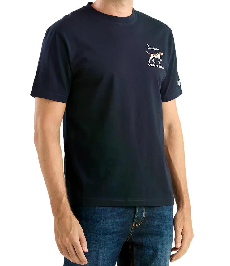 Mc2 Saint Barth T-Shirt da Uomo - Sera Caccia 61 Emb - Arn0001