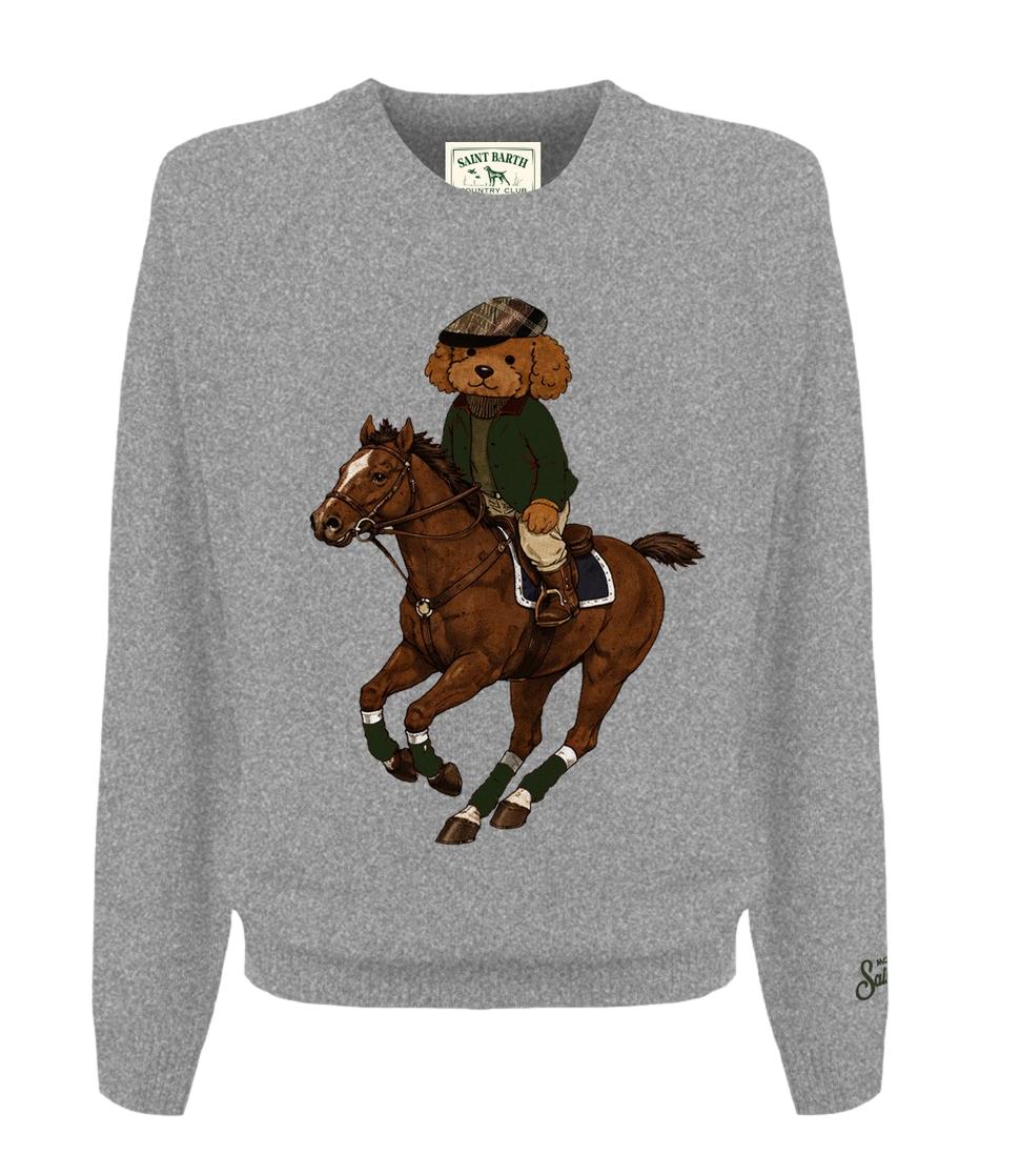 Mc2 Saint Barth Maglia da Uomo - Horse Poodle 15m Patch - Her0001
