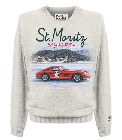 Mc2 Saint Barth Maglia da Uomo - St Moritz Top Car 10 Emb - Her0022