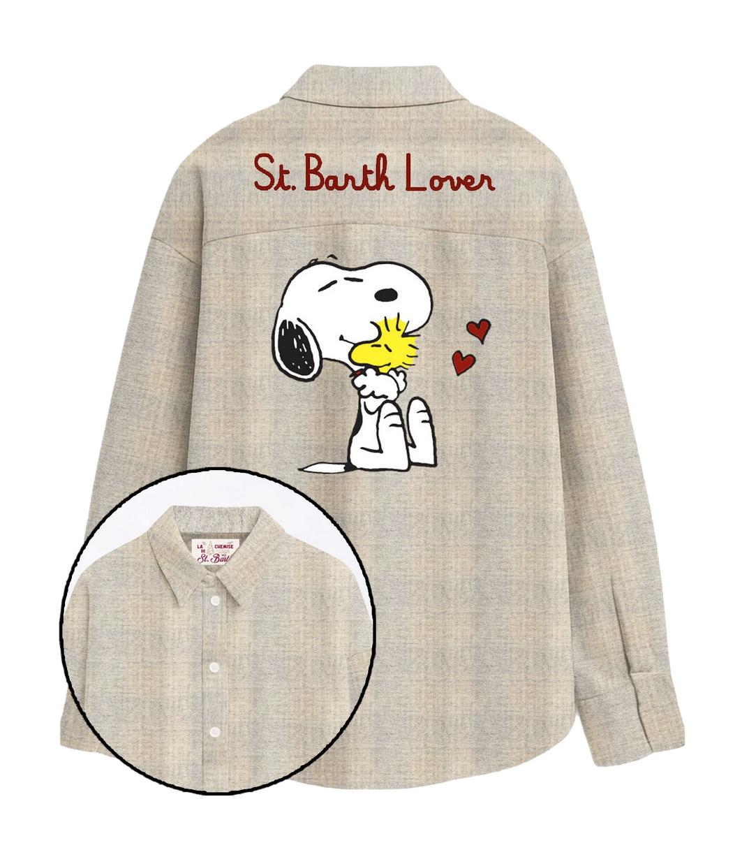 Mc2 Saint Barth Camicia da Donna - Sb Snoopy Lover Tartan 1511 Em - Llu0001