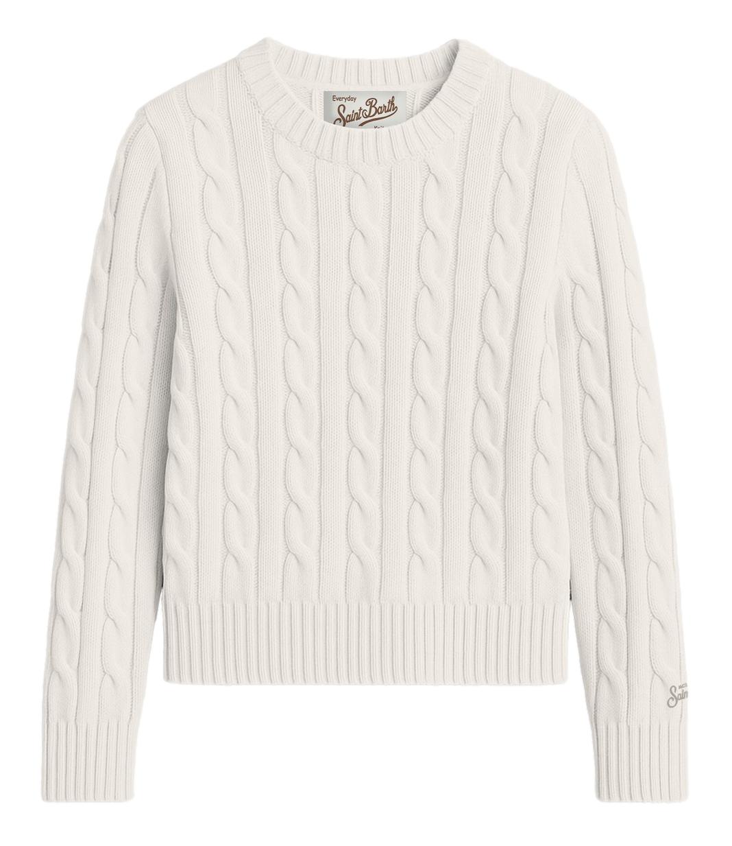 Mc2 Saint Barth Felpa da Donna - 10 Off White - Sorb005