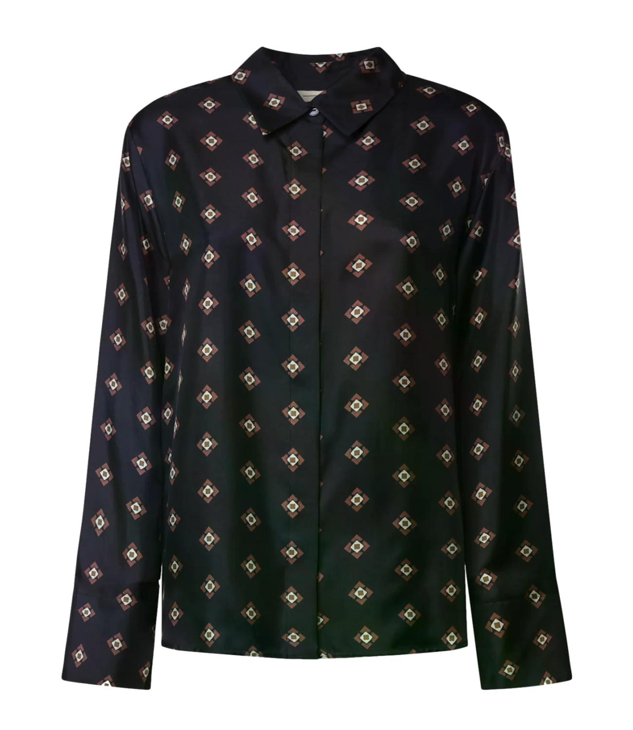 Mm Camicia da Donna - Blu Marino - 2626116017600