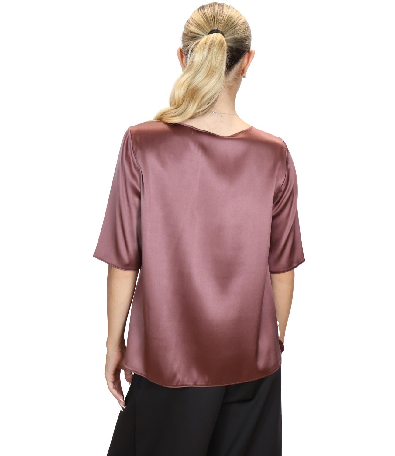 Mm Camicia da Donna - Mauve - 2626116047600