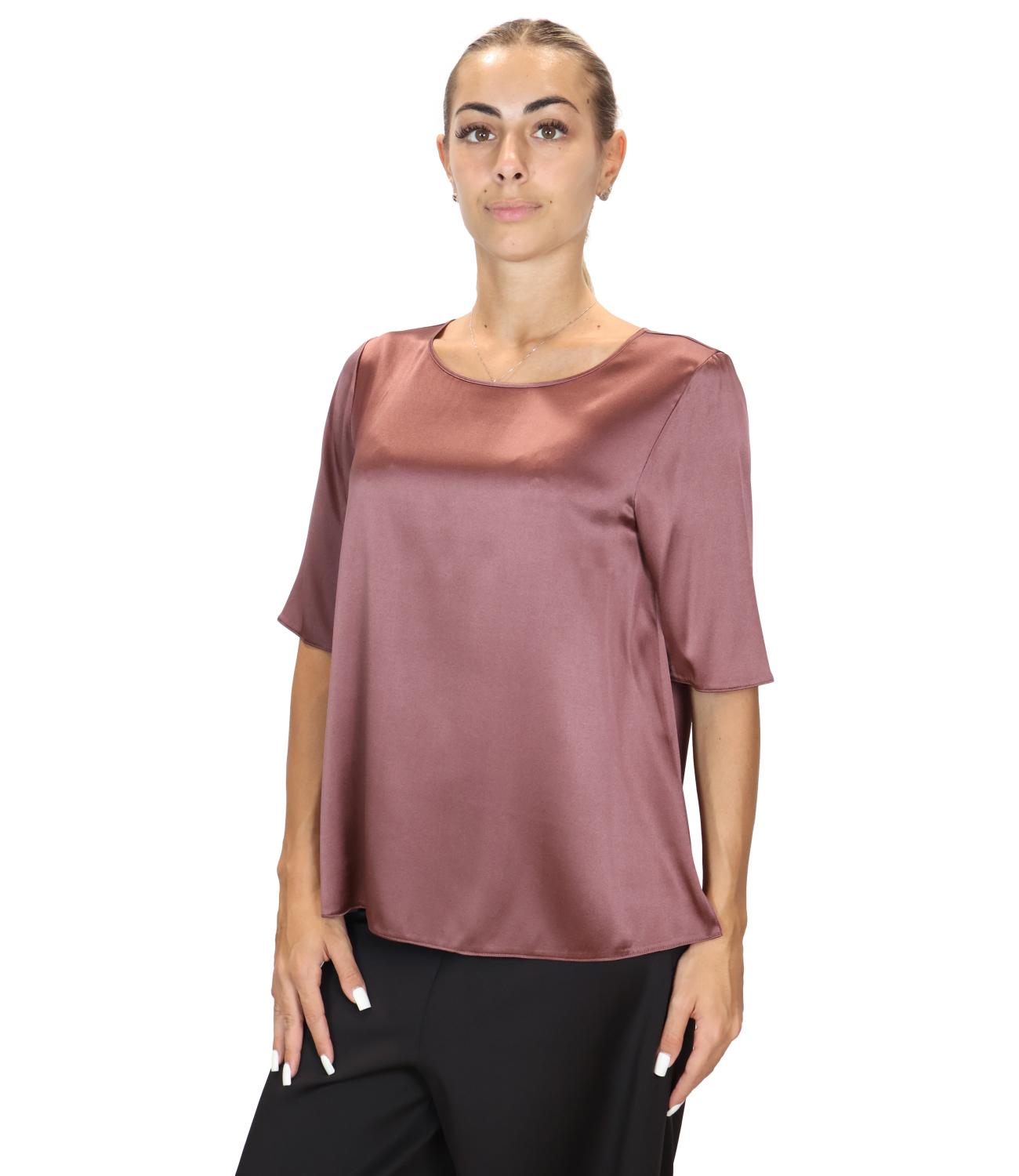 Mm Camicia da Donna - Mauve - 2626116047600