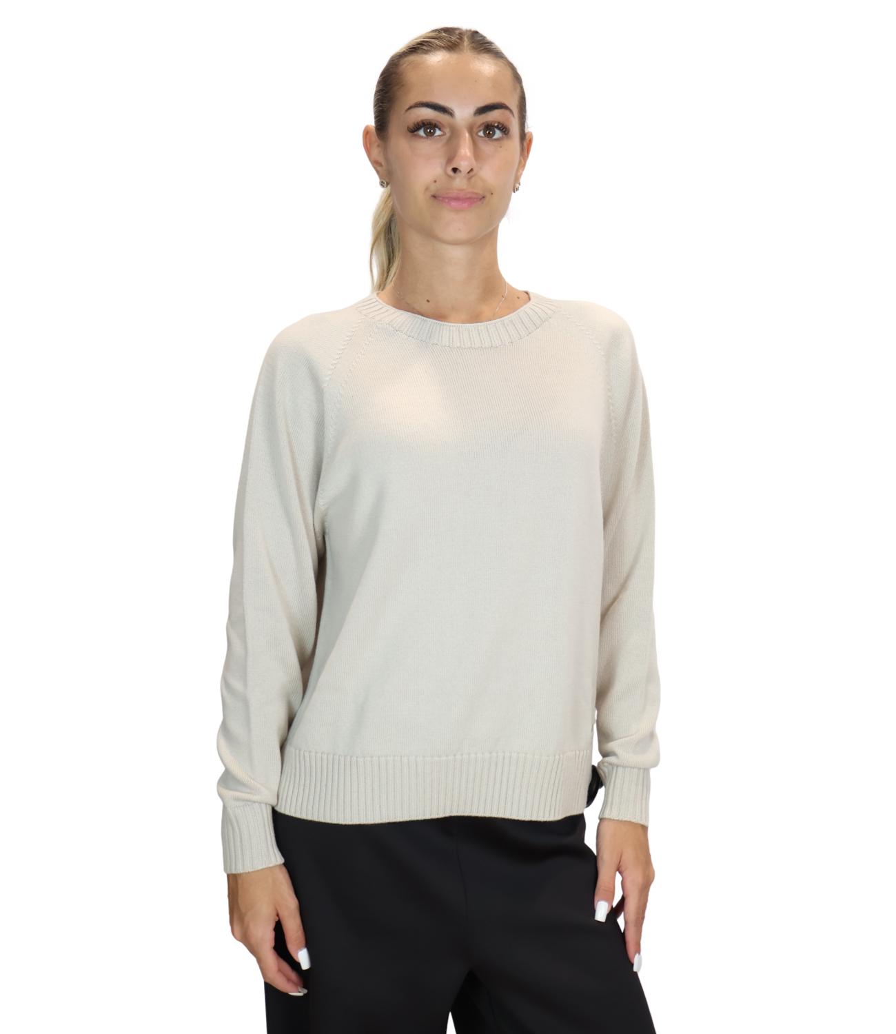 Mm Maglia da Donna - Sabbia - 2626366138600