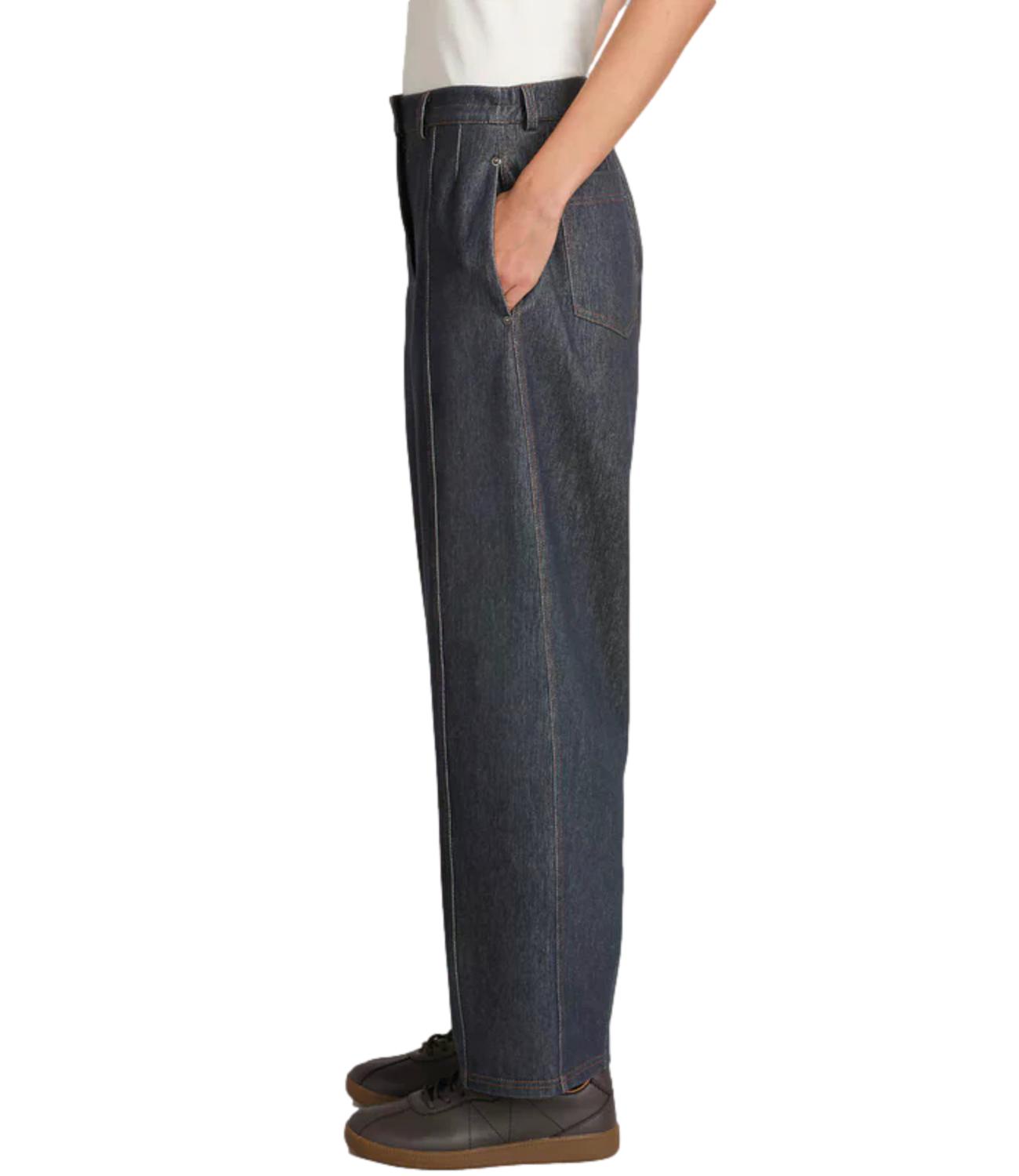 Mm Pantalone da Donna - Blu - 2626786027600