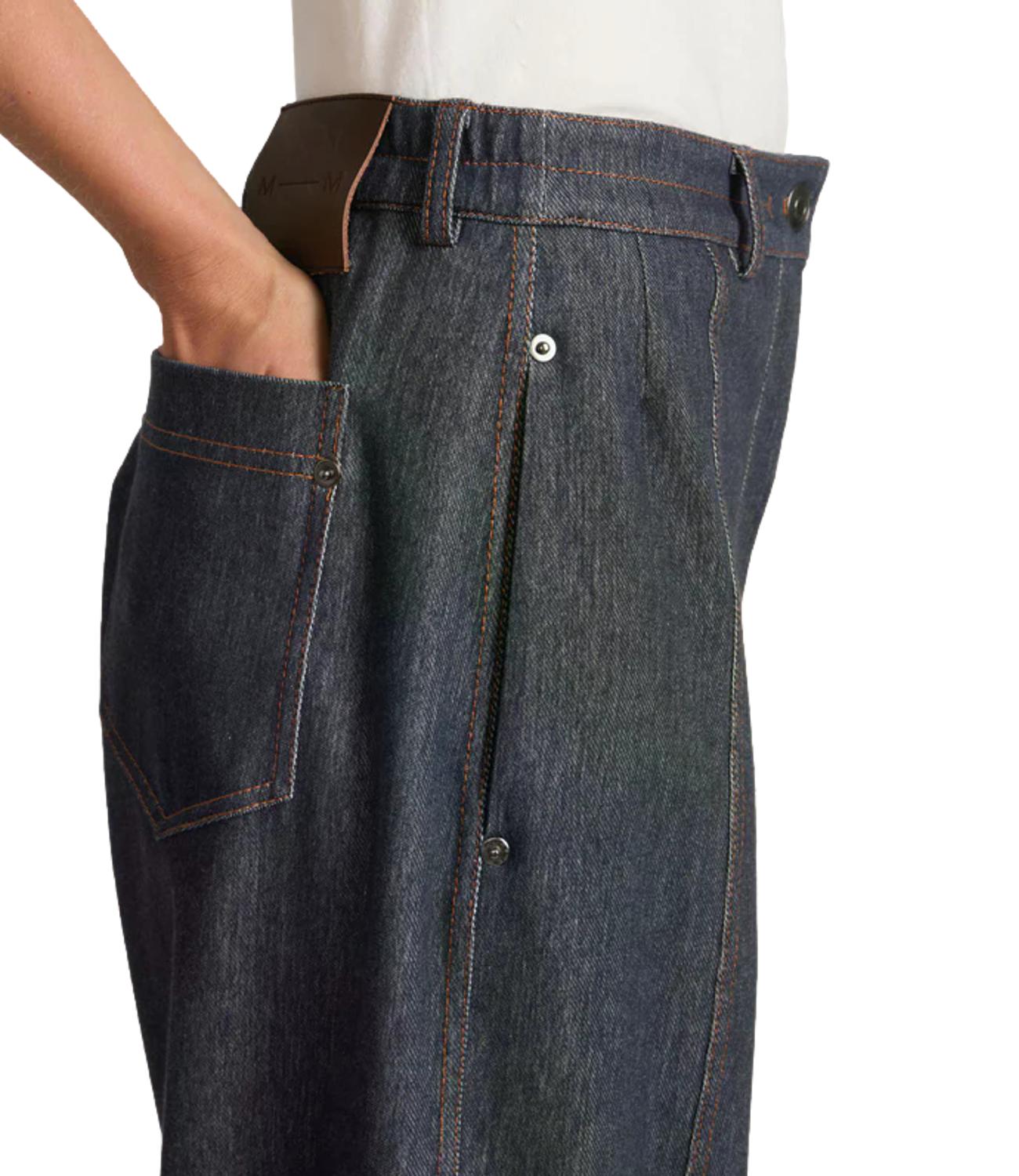 Mm Pantalone da Donna - Blu - 2626786027600