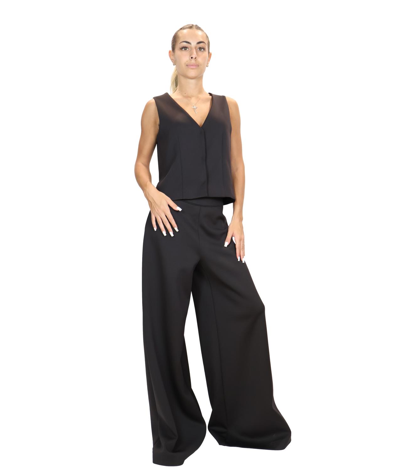 Mm Pantalone da Donna - Nero - 2626786117600