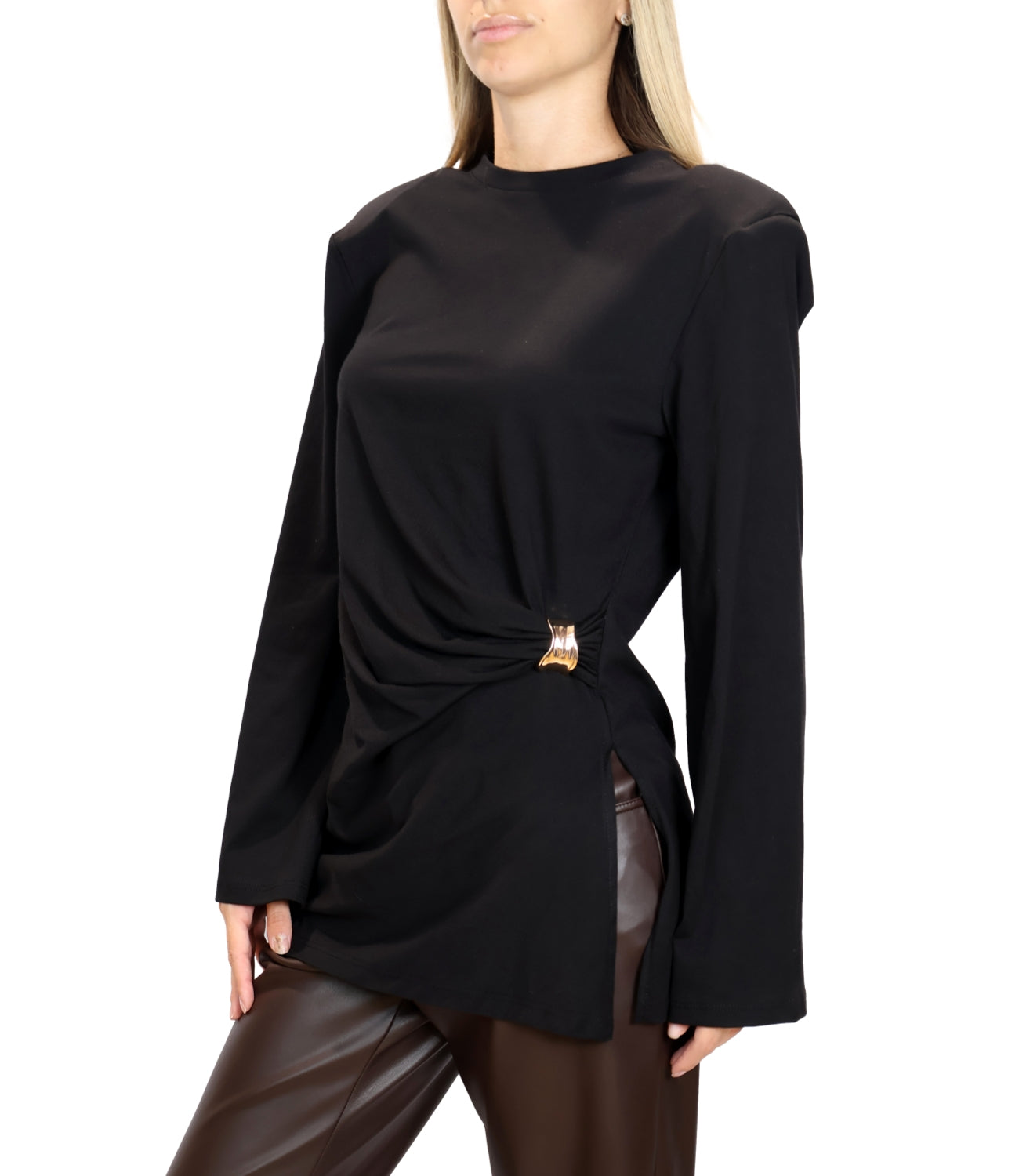 Motel Maglia da Donna - Nero - 01-M912fw26