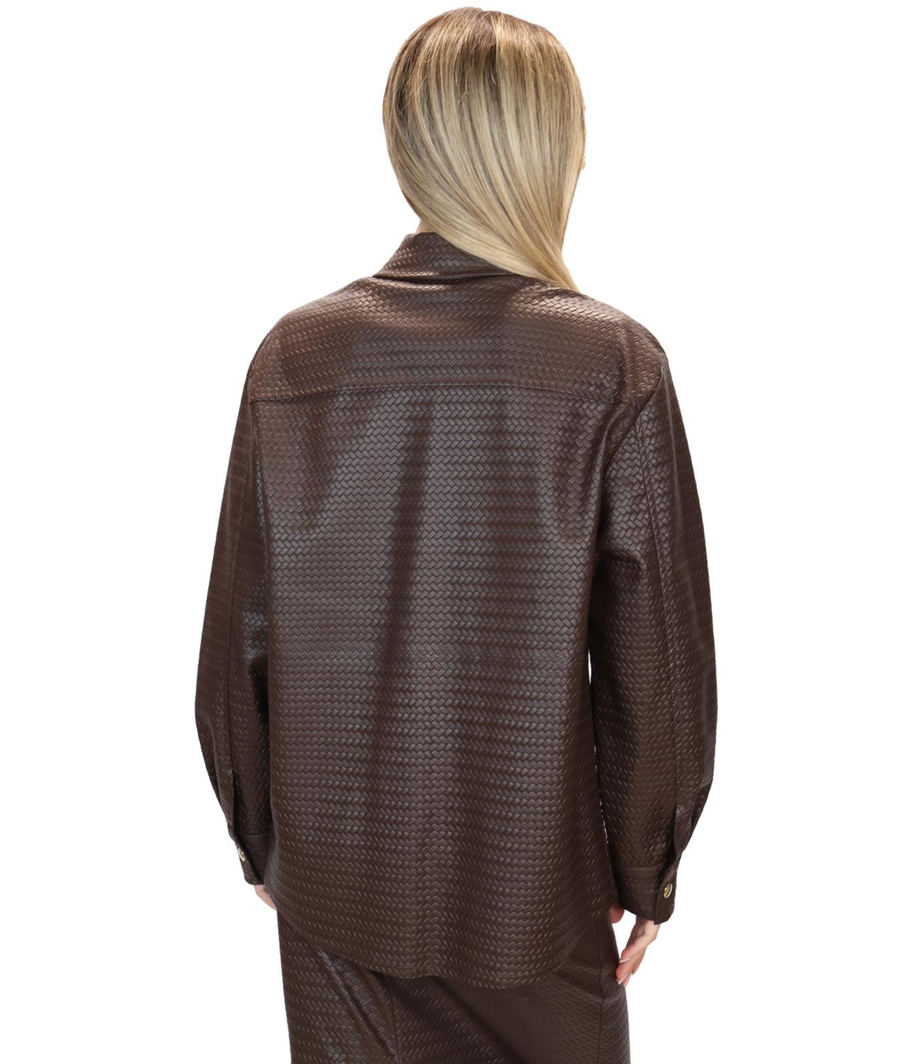 Motel Camicia da Donna - Cioccolato - 226030l