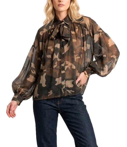 Motel Camicia da Donna - Verde Militare - C50467mo