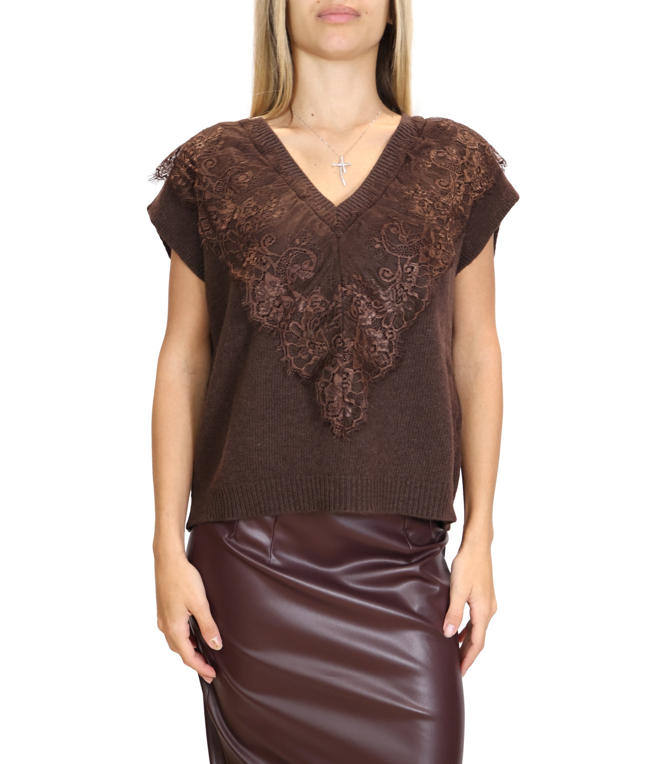 Motel Gilet da Donna - Moro - D81560/app1