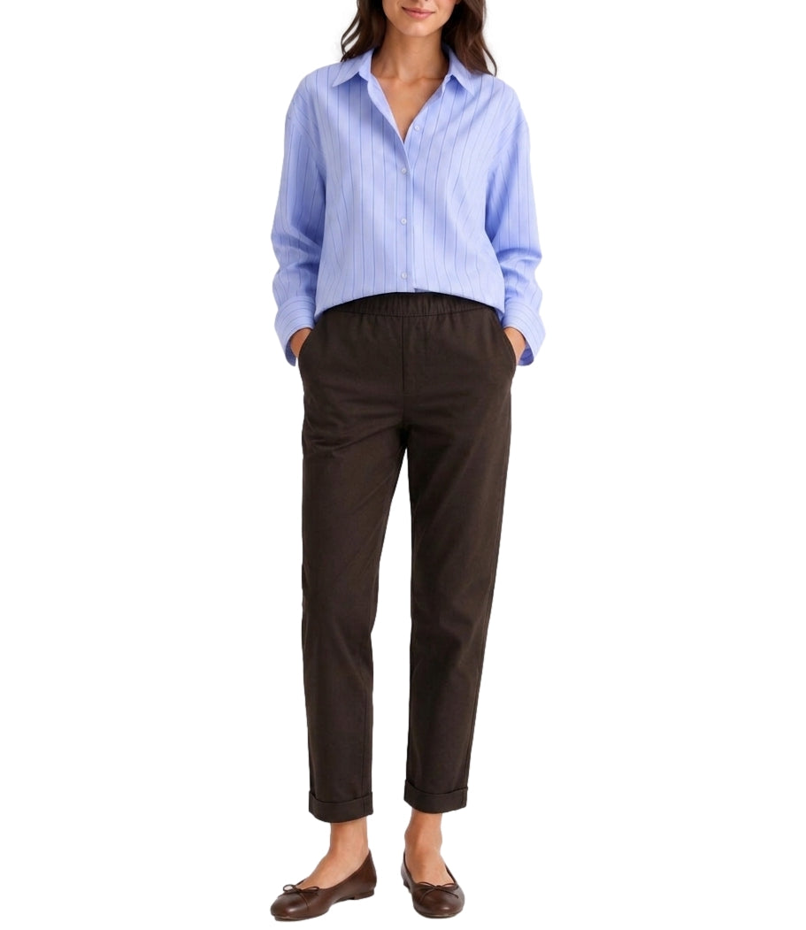 Myastreet Pantalone da Donna - Moro - Ma3003-06