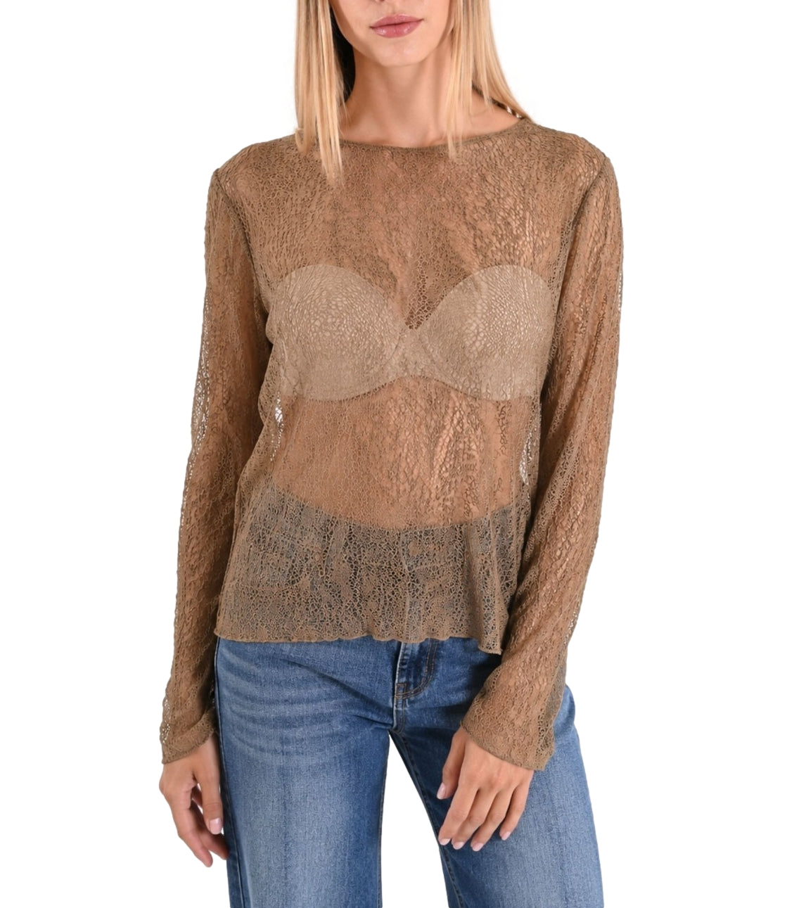 Myastreet Maglia da Donna - Tabacco - Pn0105-06