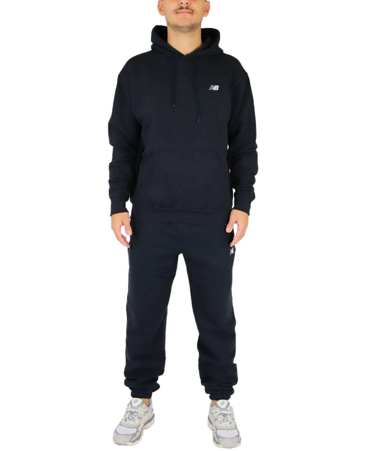 New Balance Felpa da Uomo - Black - Mt41511