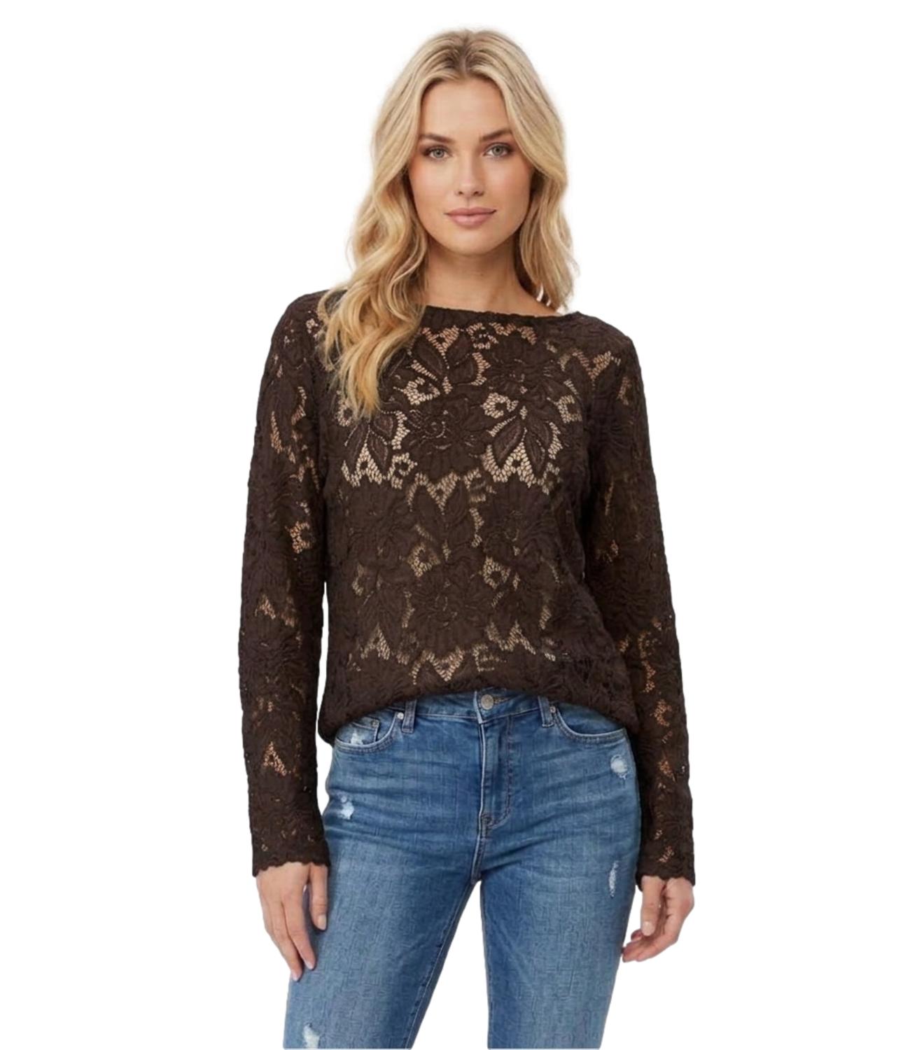 Philia Loft Maglia da Donna - Moro - B03l0120-6633