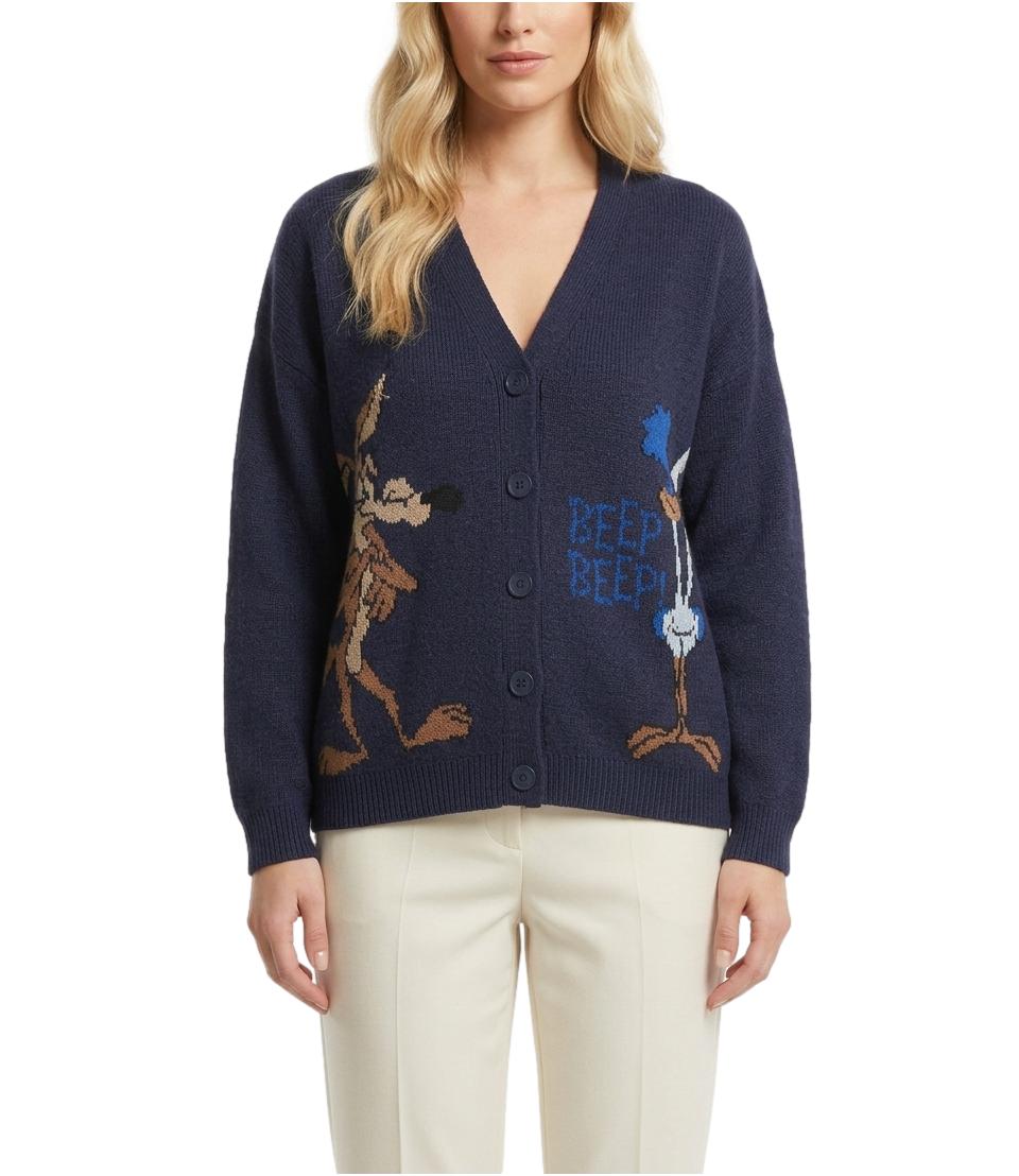Philia Loft Maglia da Donna - Blu - R03y0246