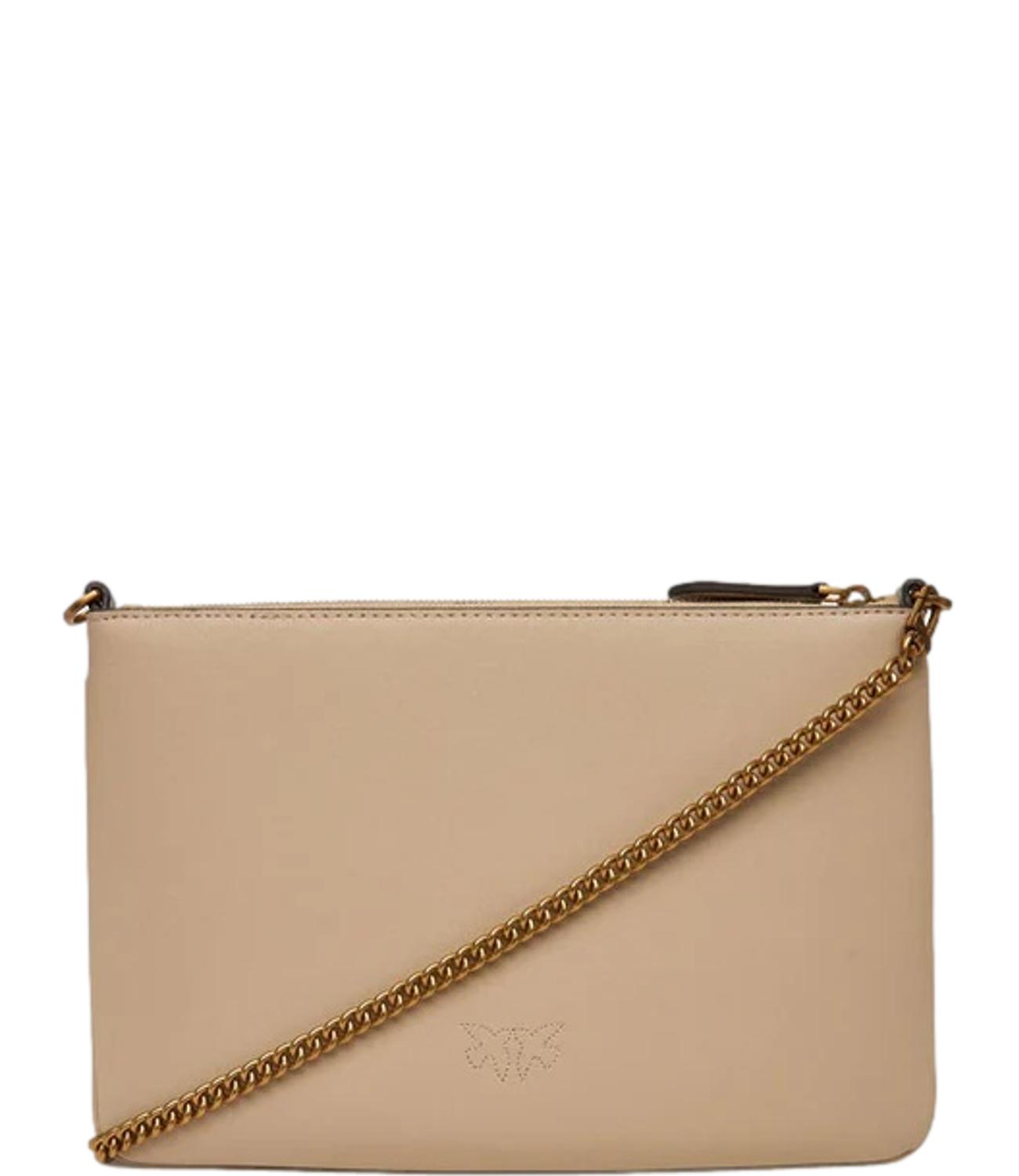 Pinko Borsa da Donna - BeigE-Grigio FumO-Antique Gold - 100455-A0f1