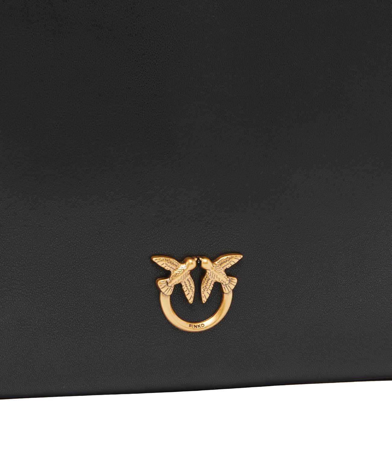 Pinko Borsa da Donna - NerO-Antique Gold - 100455-A0f1