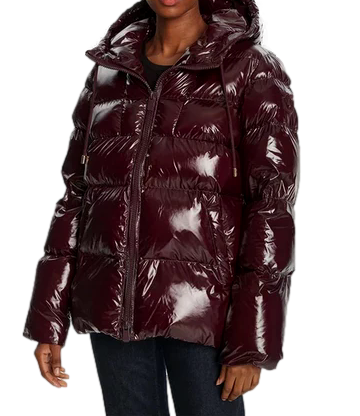 Pinko Piumino da Donna - Bordeaux Scuro - 101597-A2p7