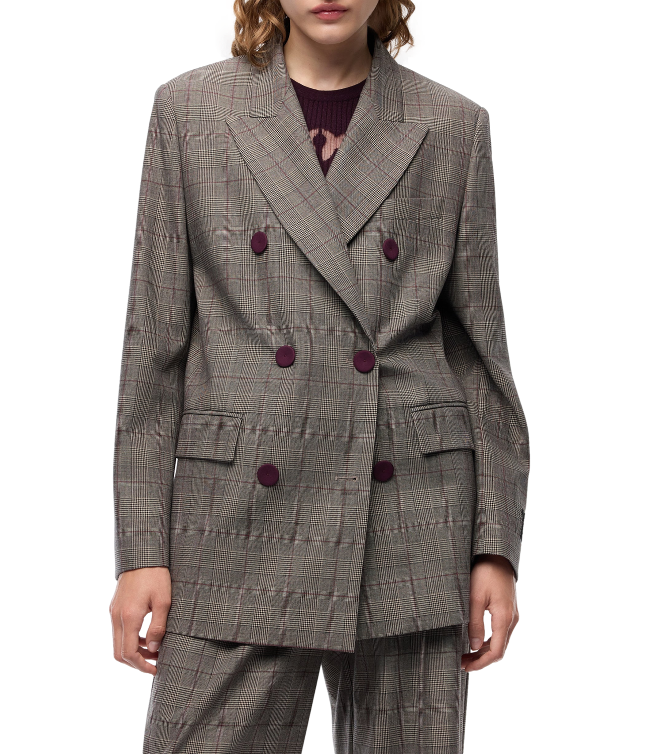 Pinko Giacca da Donna - Beige/bordeaux/nero - 105617-A3ff