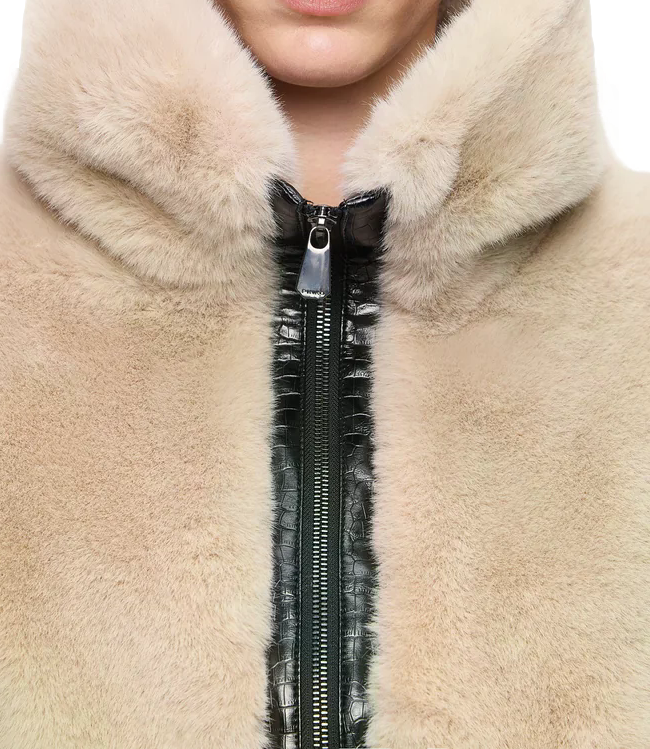 Pinko Pelliccia da Donna - BeigE-Giorno Piovoso - 107040-A3e7
