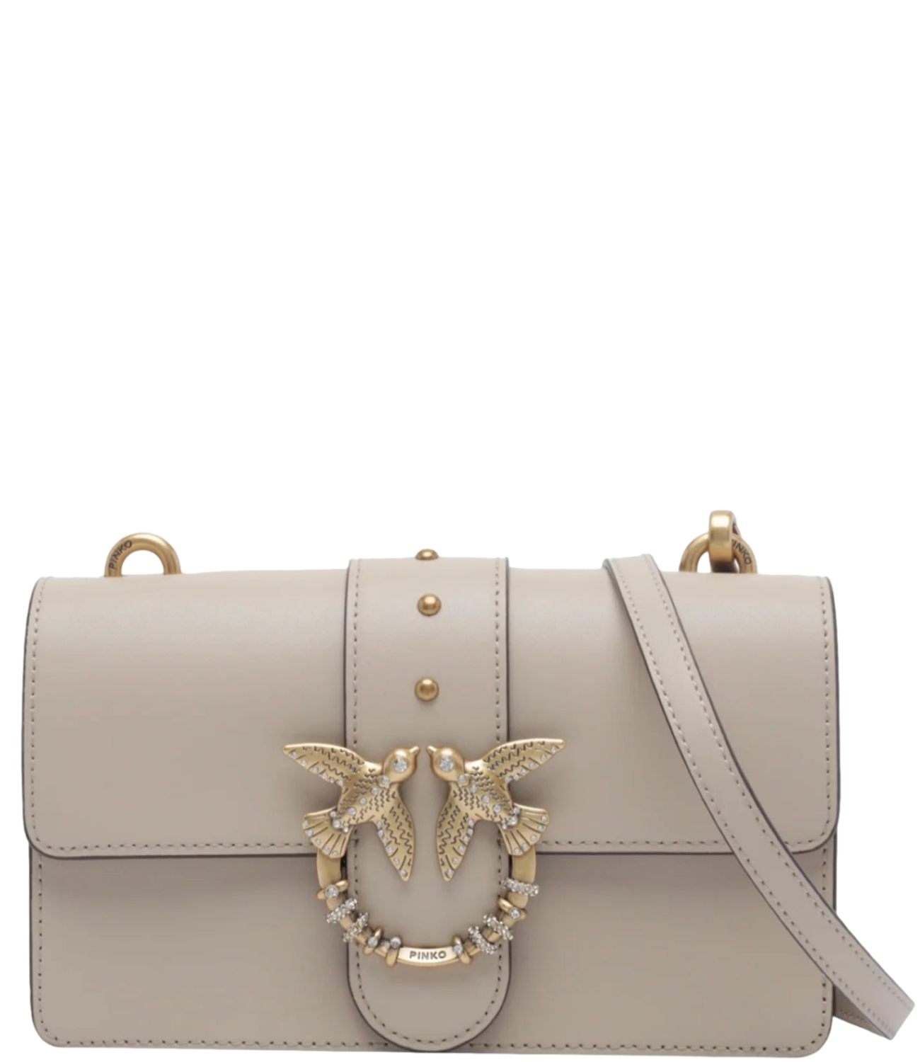Pinko Borsa da Donna - BeigE-Grigio FumO-Antique Gold - 107071-A0f1