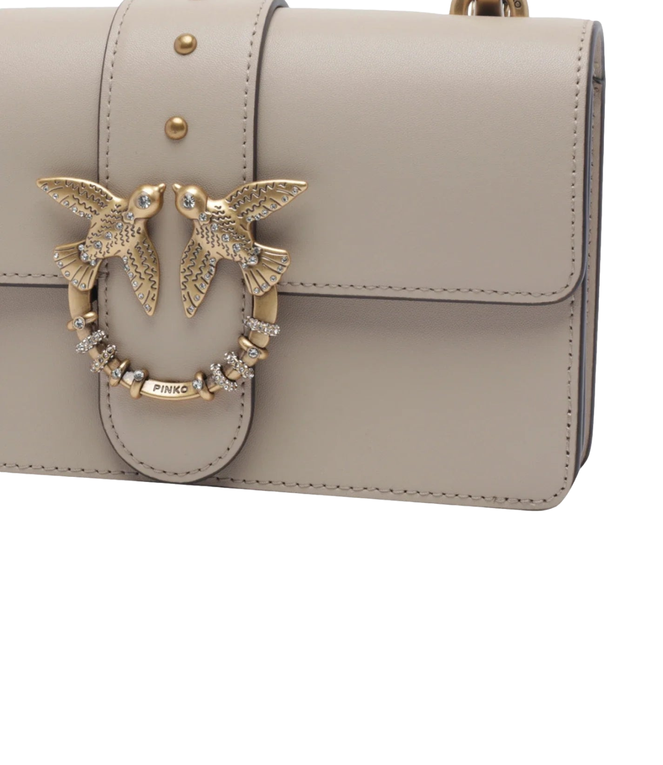 Pinko Borsa da Donna - BeigE-Grigio FumO-Antique Gold - 107071-A0f1