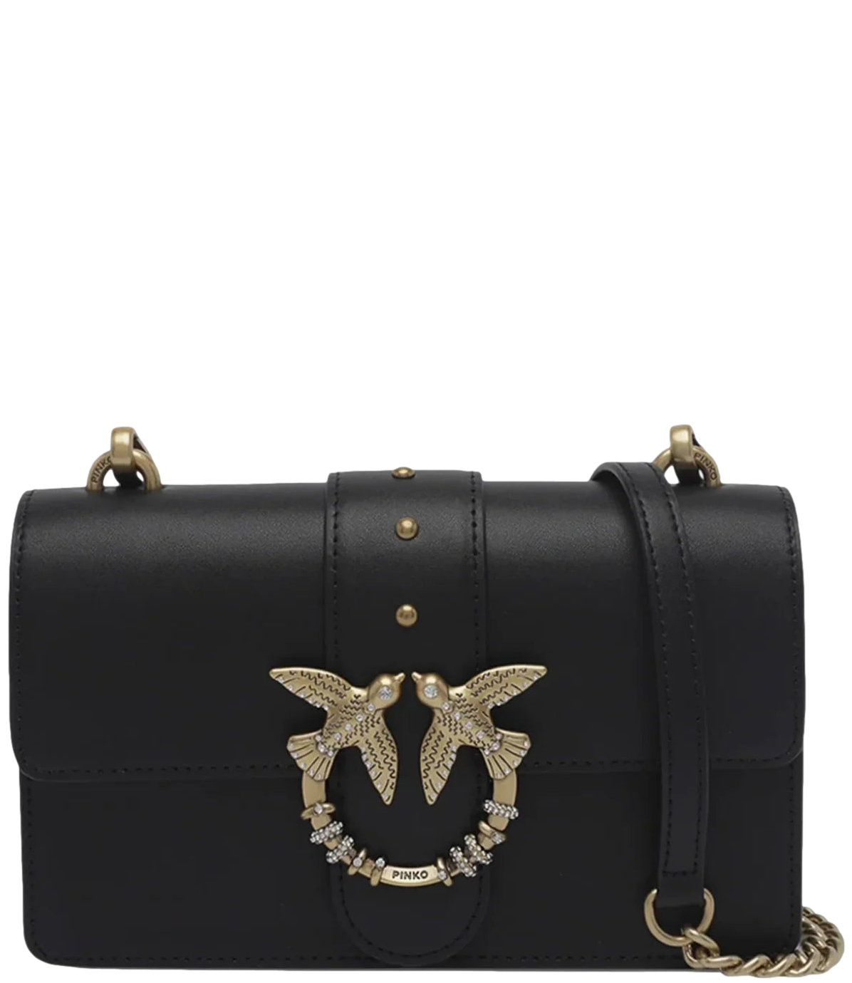 Pinko Borsa da Donna - NerO-Antique Gold - 107071-A0f1