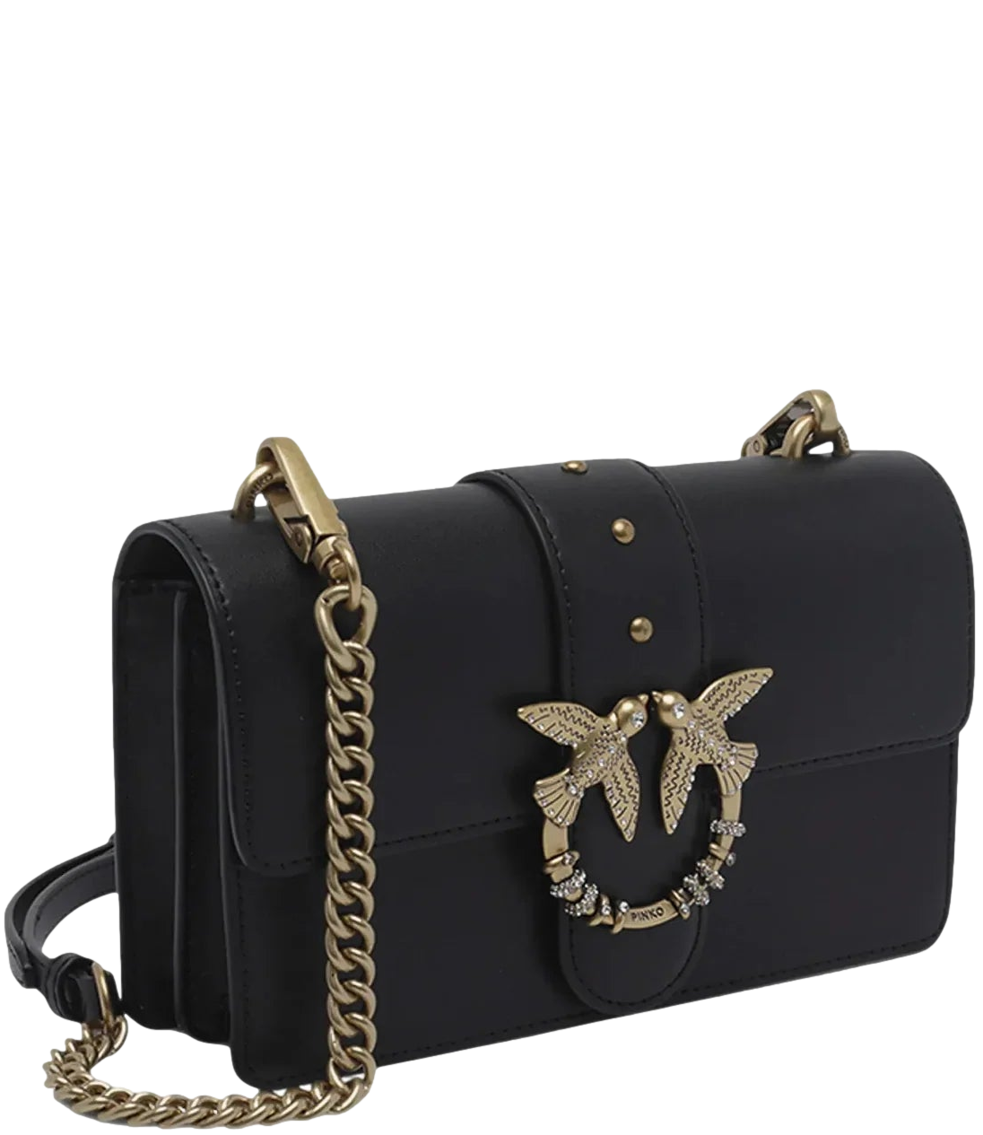 Pinko Borsa da Donna - NerO-Antique Gold - 107071-A0f1