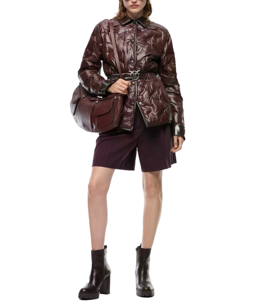 Pinko Piumino da Donna - Marrone Testa Moro - 107163-A3fi