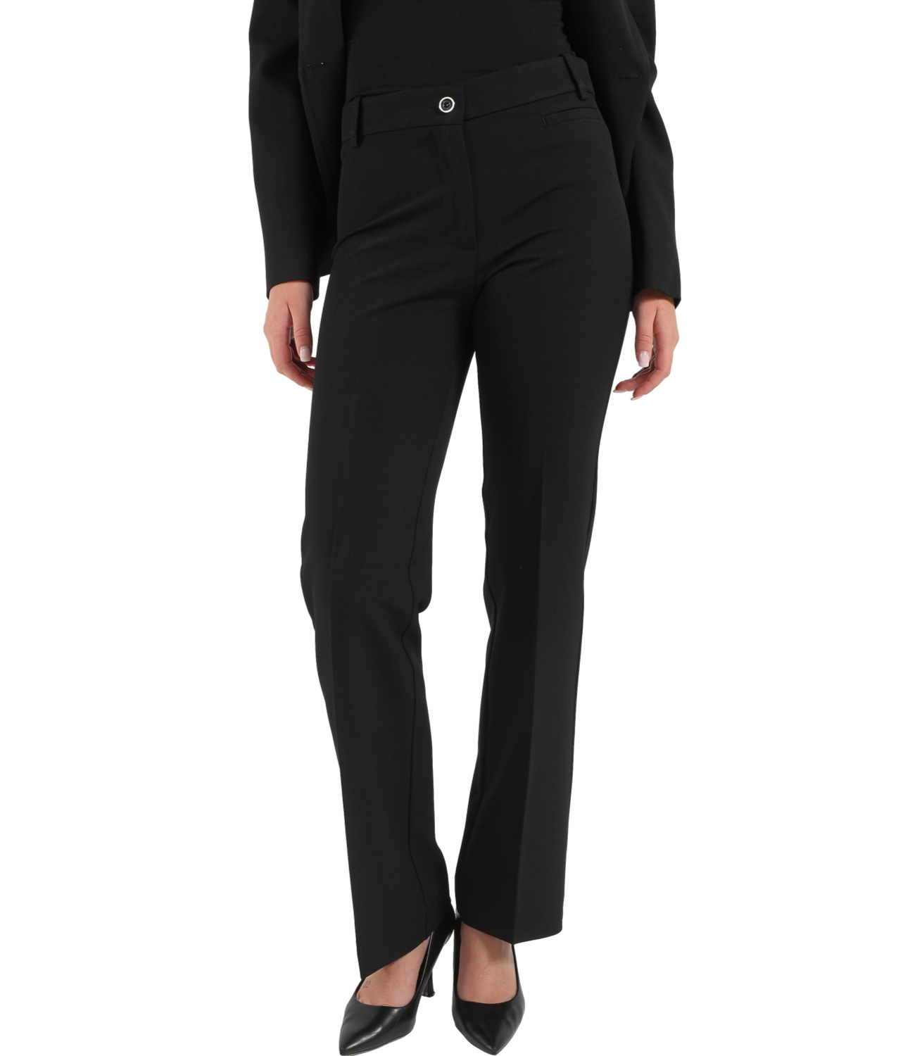 Pinko Pantalone da Donna - Nero Limousine - 107415-A3da
