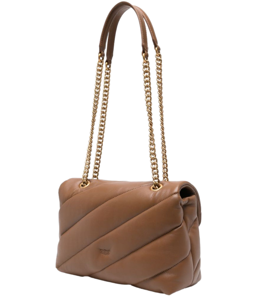 Pinko Borsa da Donna - Marrone CognaC-Antique Gold - 107616-A0f2
