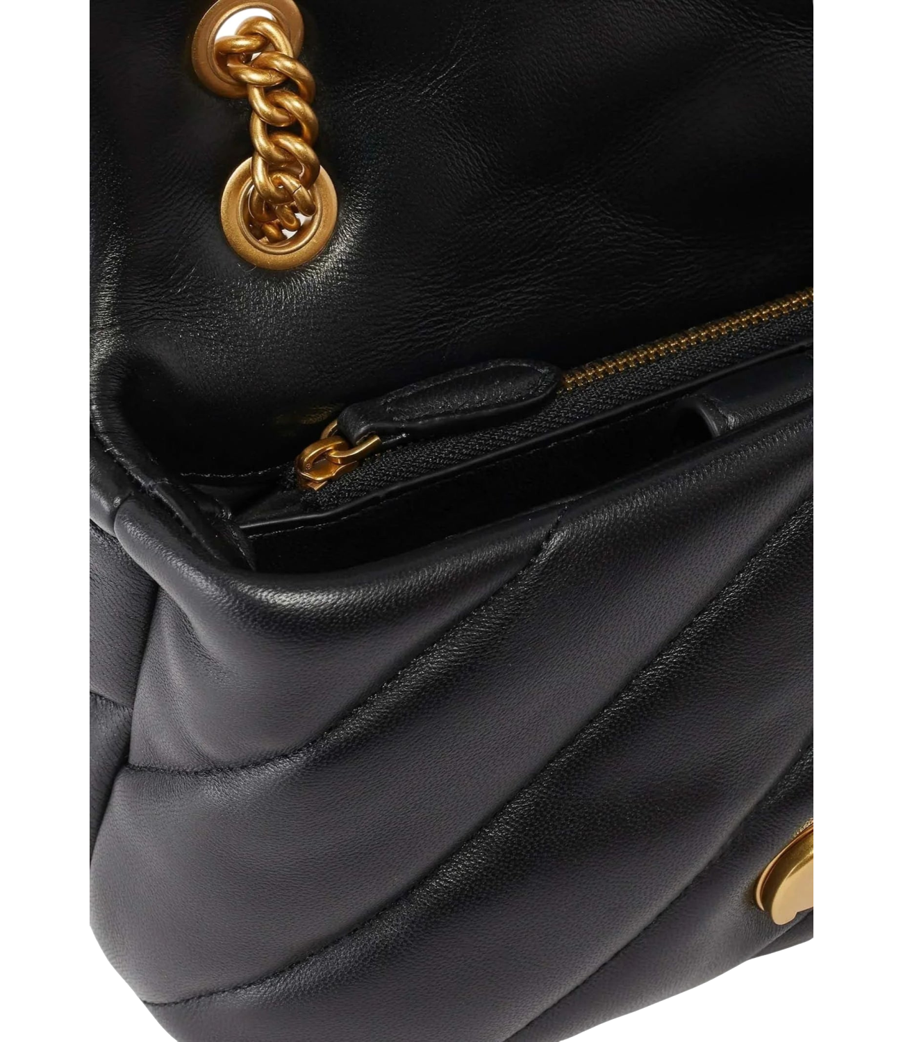 Pinko Borsa da Donna - NerO-Antique Gold - 107617-A0f2