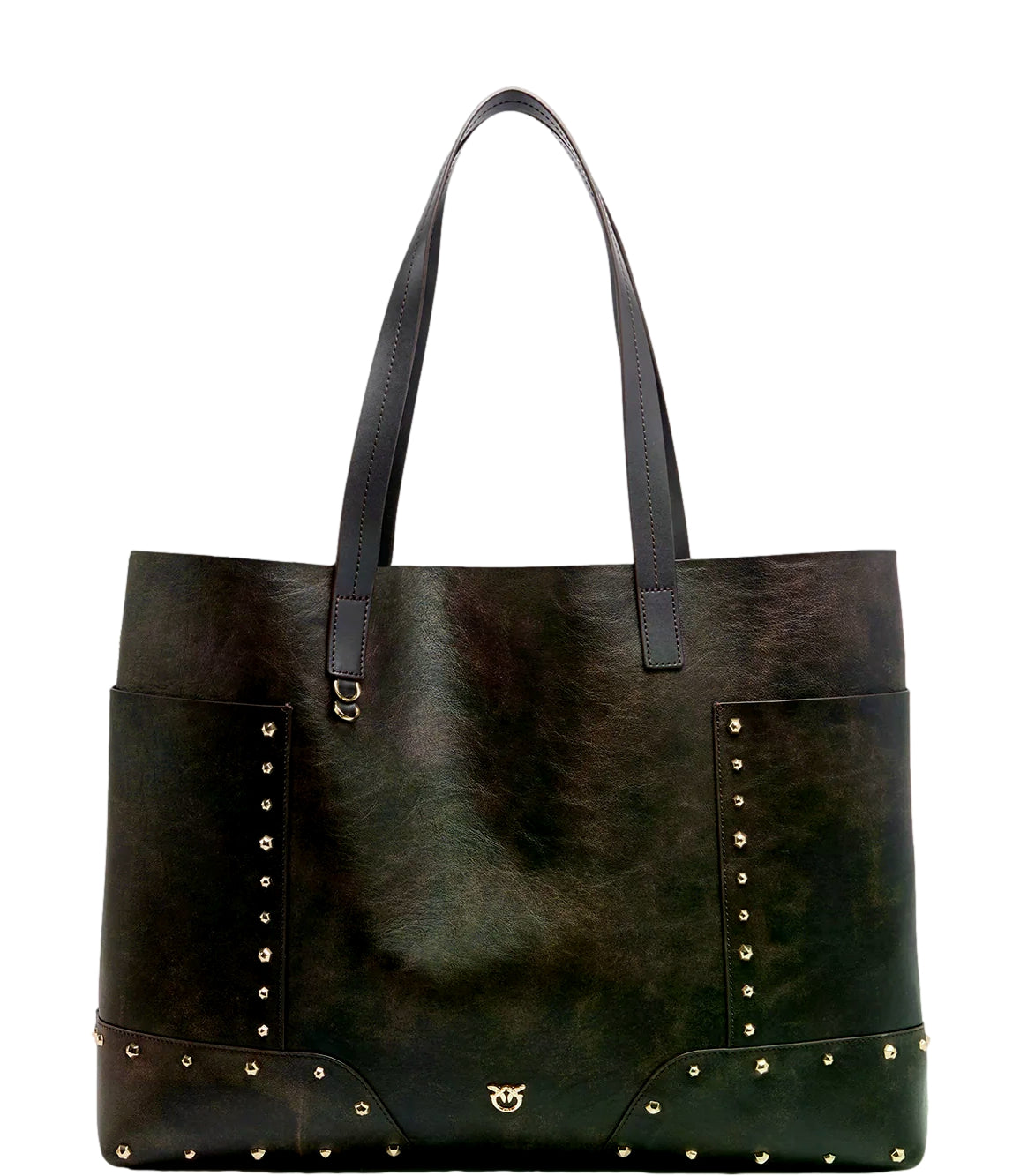 Pinko Borsa da Donna - Dark BrowN-Gold - 107650-A3ma