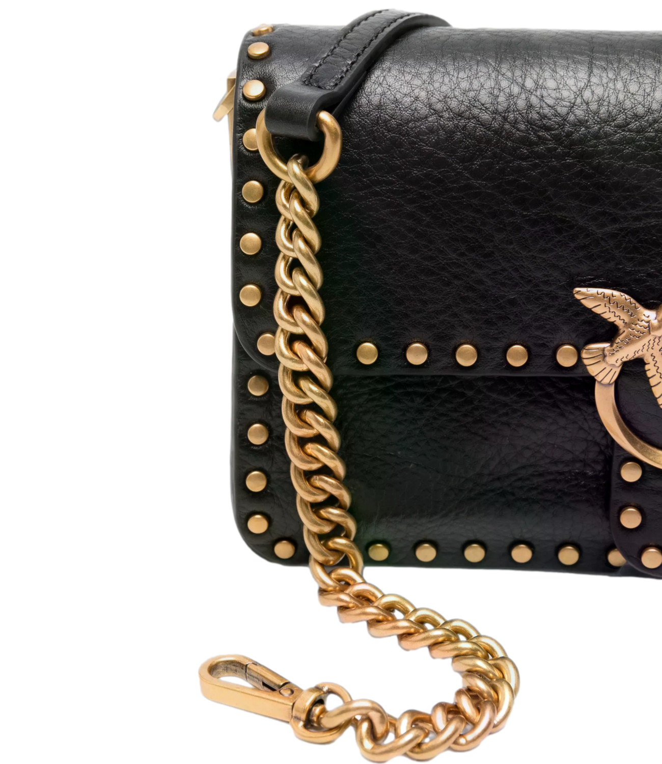 Pinko Borsa da Donna - NerO-Antique Gold - 107665-A2jg