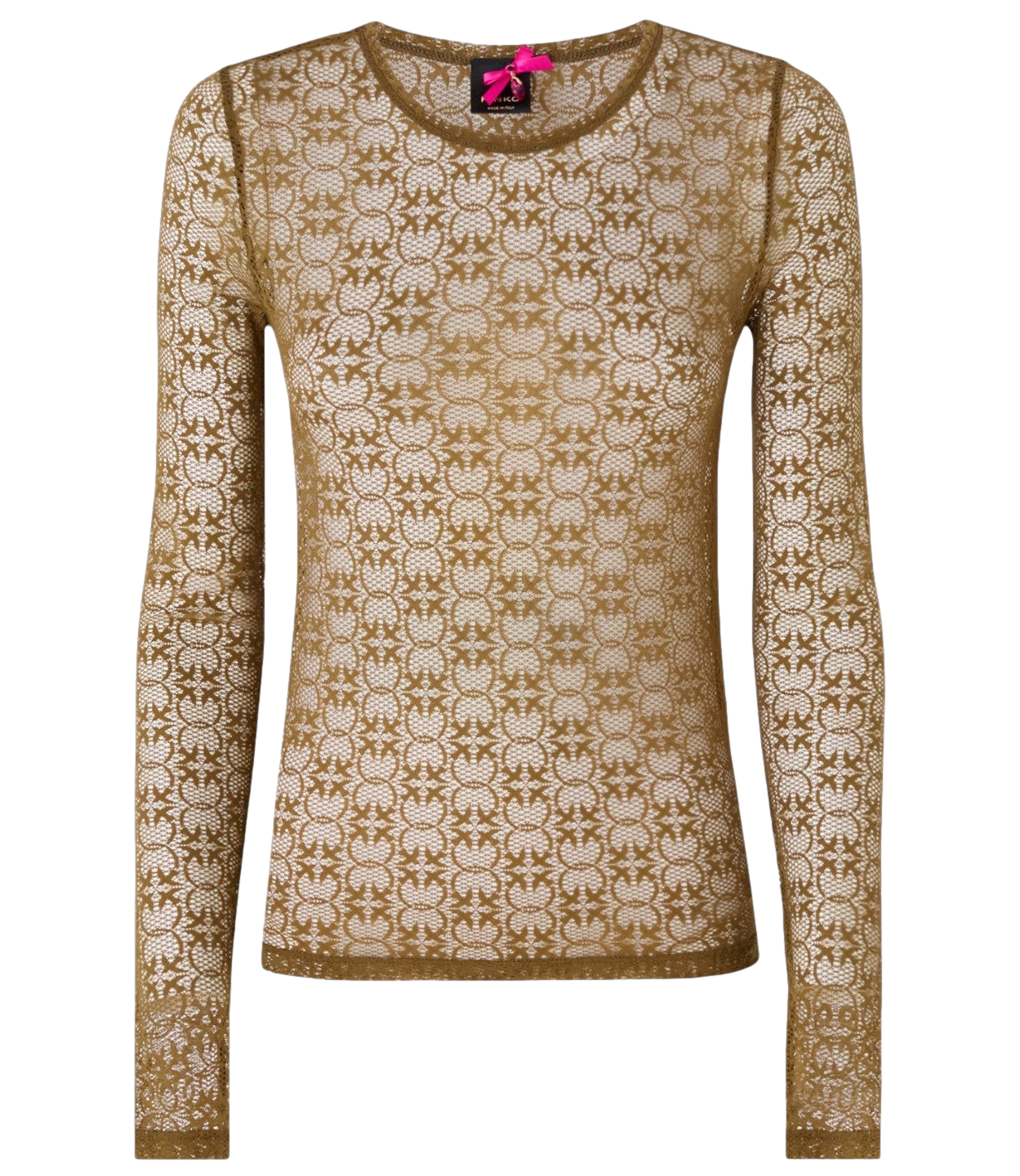 Pinko Maglia da Donna - Verde Oliva Scuro - 107737-A3mk