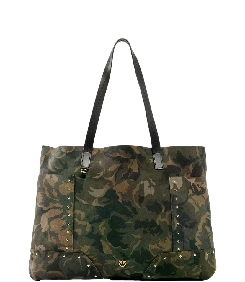 Pinko Borsa da Donna - Mult.militar GreeN-Gold - 107820-A3lr