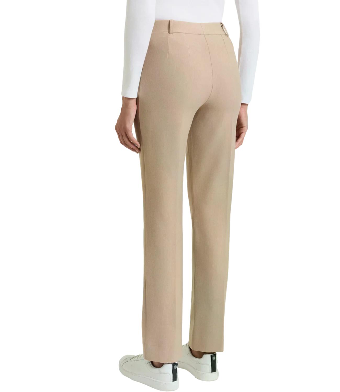 Ragno Pantalone da Donna - Cammello Mel. - Db24pp