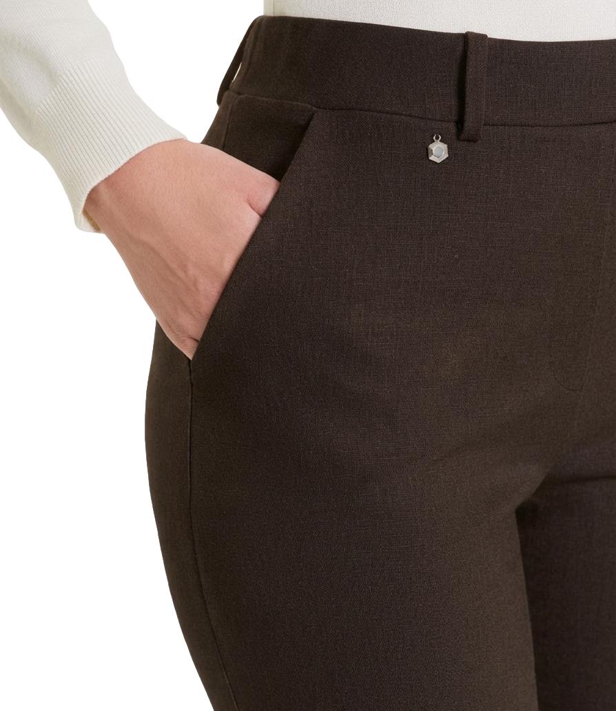 Ragno Pantalone da Donna - Ebano Mel. - Db24pp