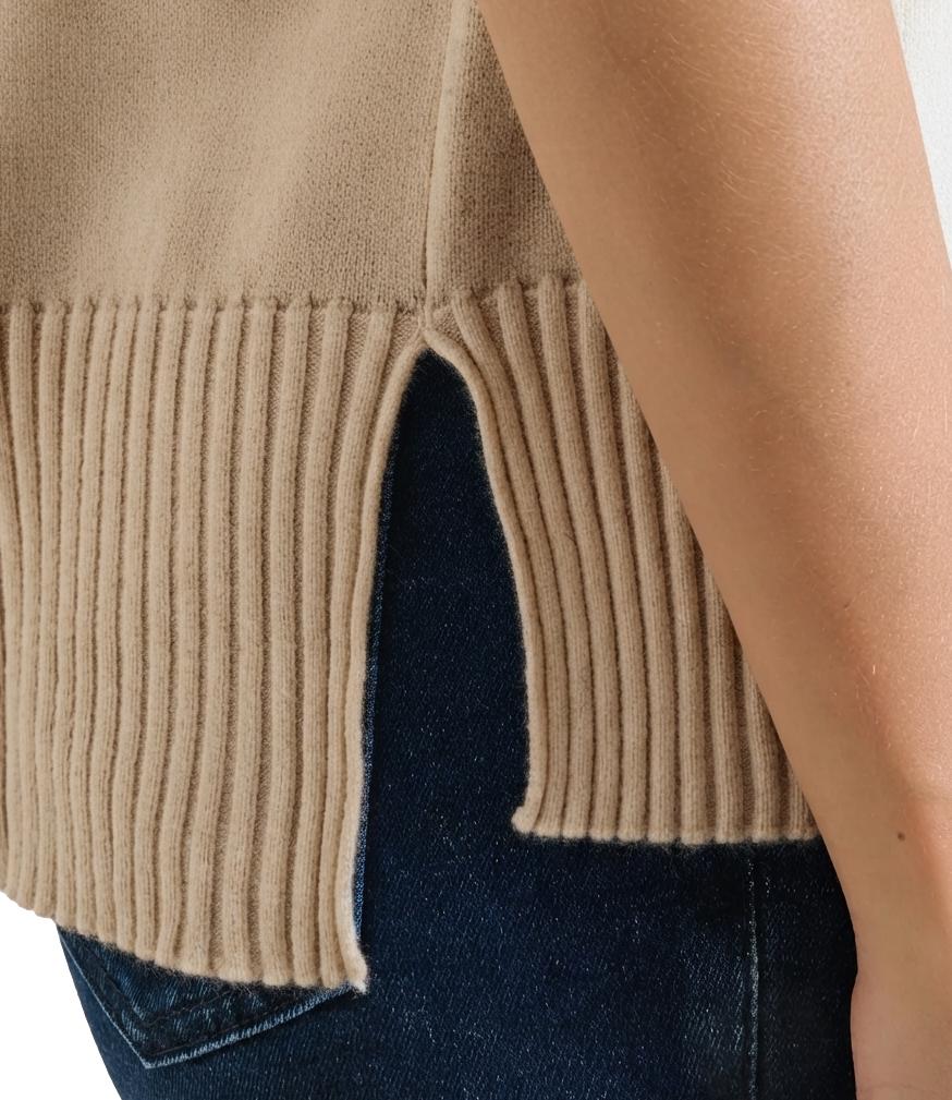 Ragno Maglia da Donna - Cammello Mel. - Dt49m0