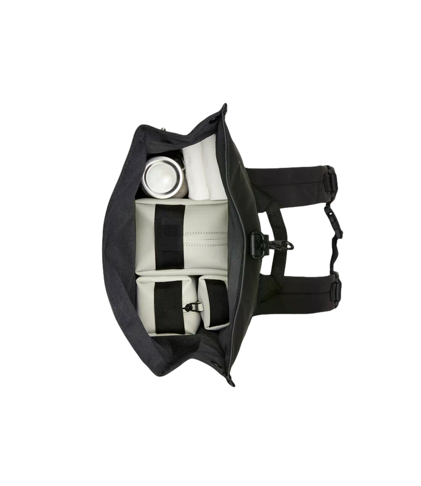 Zaino Rains nero Rolltop Rucksack