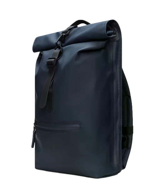 Zaino Rains blu navy Rolltop Rucksack
